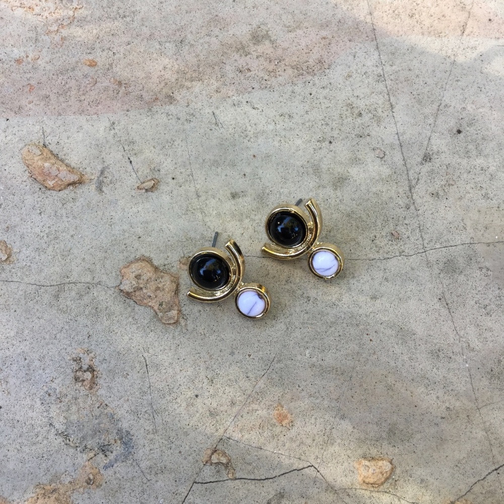 Gold Plated Geometric Earrings